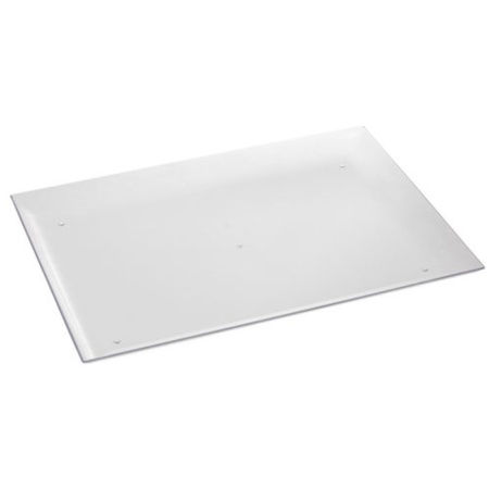 Поднос для закусок 26.6x18x(h)2см Pap Star прозрачный пластик - размер M, 6шт