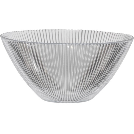 Салатник стеклянный Ø22.5x(h)11см Aria прозрачный