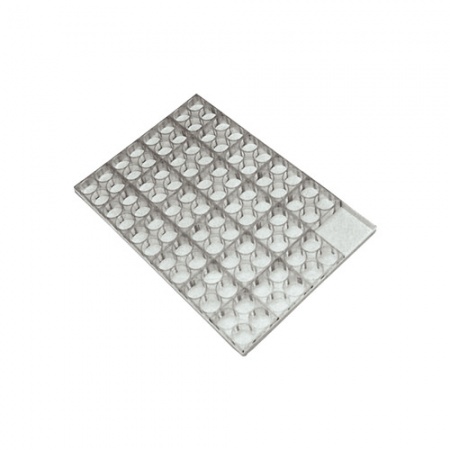 Форма для пирожных 400x340мм 64 выемки "Квадрат" 38x38x(h)25мм