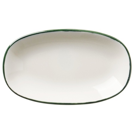 Тарелка овальная 15x8.5см LINEA Green Gourmet