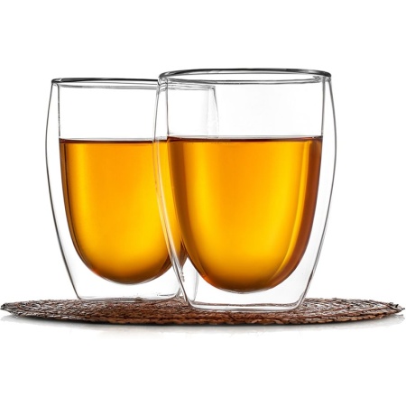 Стакан 350мл с двойными стенками "Ландыш" P.L. Proff Cuisine термостекло