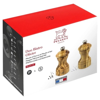 Набор мельниц для соли и перца BISTRO DUO Olive Wood 10см