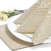 Салфетка 40x40см ROYAL Collection Ornaments шампань, 20шт