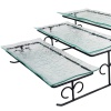 Фуршетная подставка 35x34x16cм с 3 стеклянными блюдами
