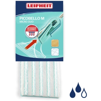 Сменная насадка для швабры Picobello M 33см micro duo для всех типов полов