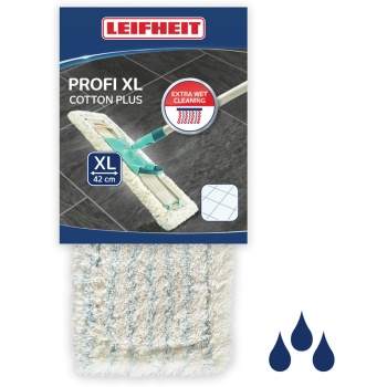 Сменная насадка для швабры Profi XL 42см Cotton Plus тряпка для каменных полов и плитки