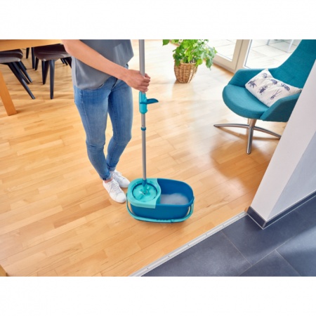Комплект для уборки Clean Twist Ergo Disc Mop ведро 6л с отжимом и моп