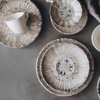 Тарелка плоская Ø19см LUCA MOSAIC Matt Gourmet