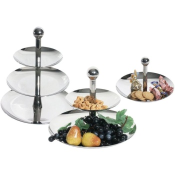 Этажерка 3-х уровневая Ø27-22-16x32см Contacto нерж.сталь