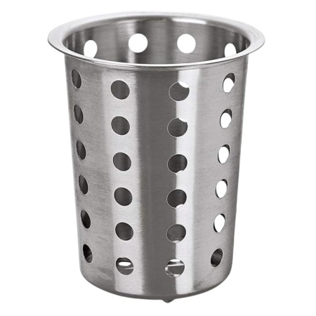 Стакан-подставка для столовых приборов Ø11.5x12см WAS перфорированный