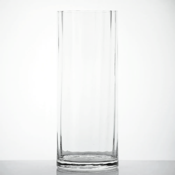 Ваза для цветов 30см ЦИЛИНДР рифленка