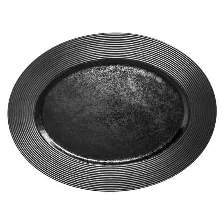 Блюдо, тарелка овальная 34x25см EDGE