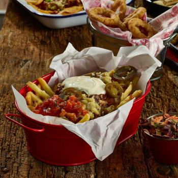 Корзинка сервировочная 23x15x7см GenWare красная