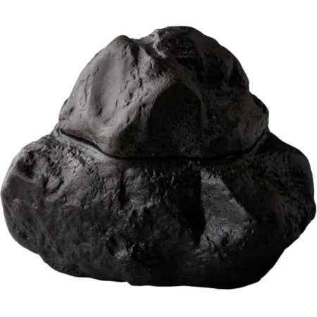 Блюдо для подачи с крышкой 16.5см Natural stone - Raw by RBC