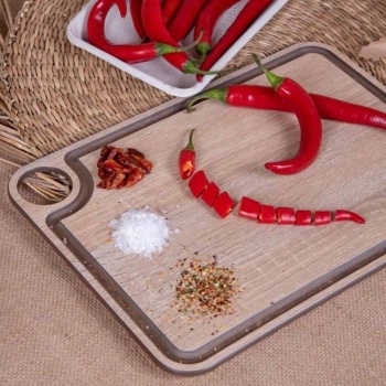 Доска разделочная 33x23см с желобом NATURAL Arcos