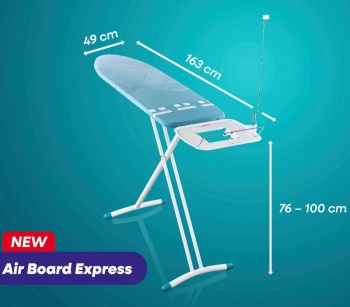 Доска гладильная для парогенератора Air Board Express L Solid 130x38см