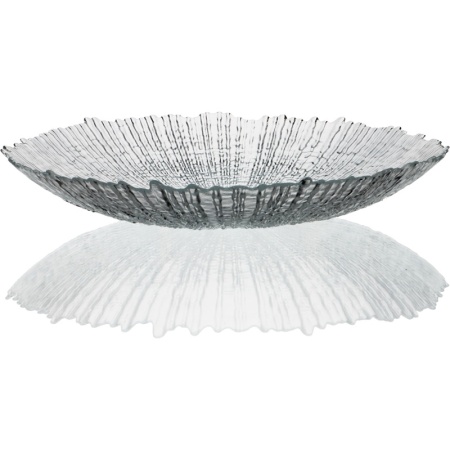 Салатник стеклянный 40.5x(h)7см Focus прозрачный