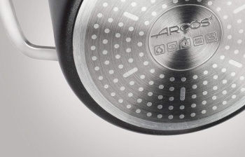 Кастрюля Ø24см 5л DURAPRO с антипригарным покрытием и крышкой