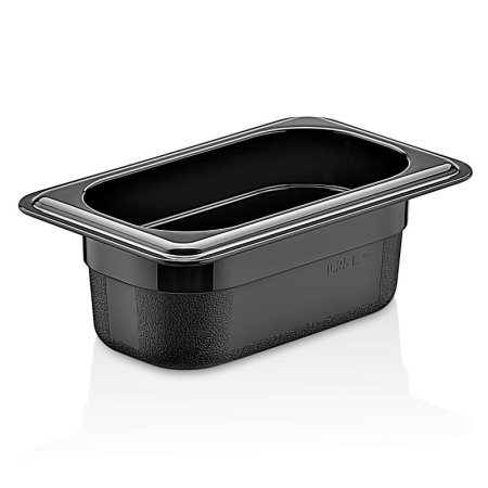 Гастроемкость GN 1/9 176x108x(h)65мм 0.5л черная (PP)