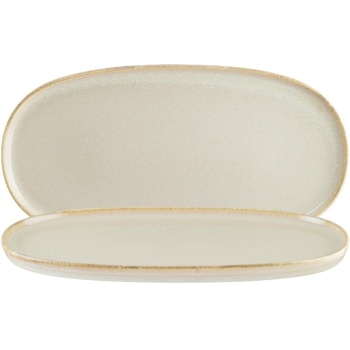 Блюдо, тарелка овальная 30x16см SAND Hygge