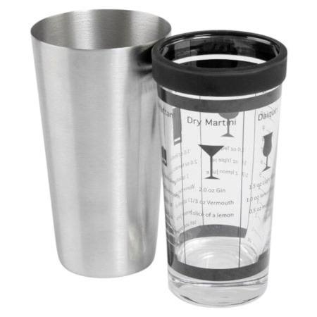 Шейкер бостонский 600мл WAS