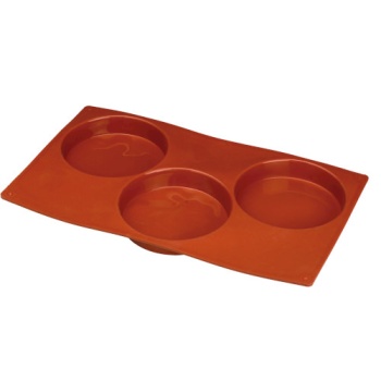 Форма "Круглая" 3 выемки 103x20мм