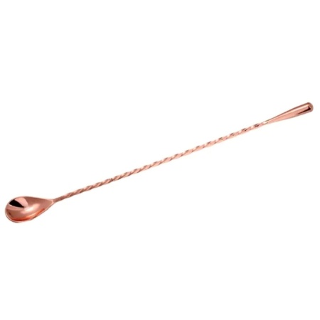 Ложка барная 45см Teardrop медный цвет Profi-Chef