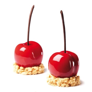 Форма силиконовая "Вишня/Персик" 90мл 58x53x(h)46мм 20 выемок