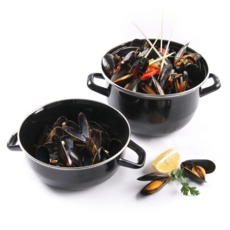 Кастрюля для мидий 2.3л Ø19cм Hendi