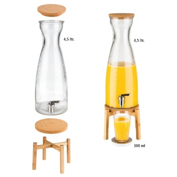 Диспенсер с краном 4.5л 23х23х56.5см Fresh Wood - APS