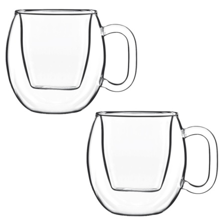Набор кружек для кофе 75мл BRASILE Thermic Glass, 2шт