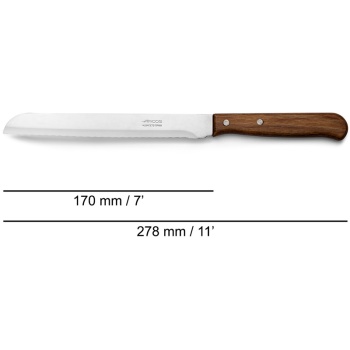 Нож хлебный 17см LATINA