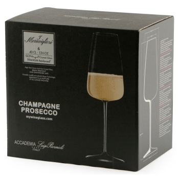 Набор бокалов 400мл I MERAVIGLIOSI Champagne/Prosecco, 6шт