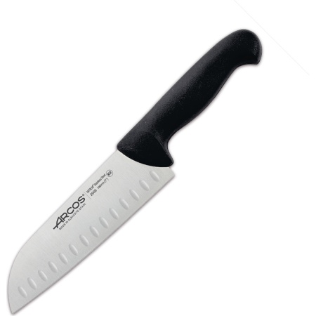 Нож сантоку 18см 2900 черный