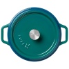 Кокот с крышкой Ø24см 3.5л сине-зеленый