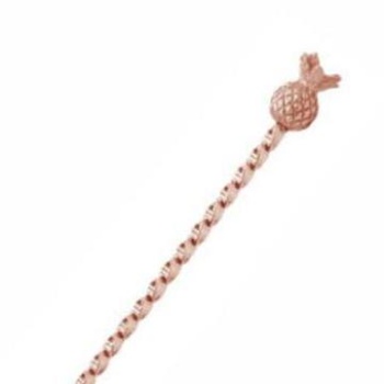 Ложка барная "Ананас" 33см медный - Barbossa