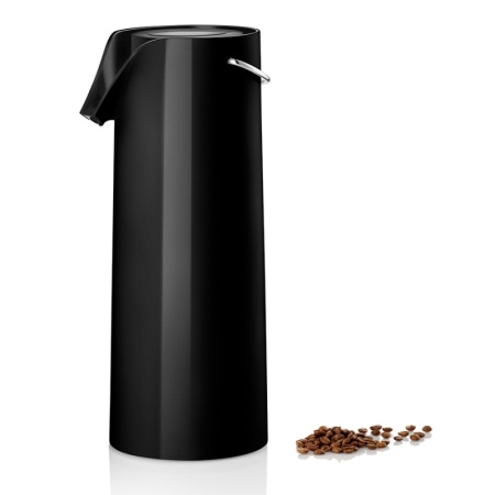 Термос с механической помпой 1.8л черный