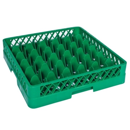 Контейнер-корзина для хранения и мойки на 36 ячеек 500x500