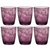 Набор стаканов 385мл DIAMOND фиолетовый, 6шт