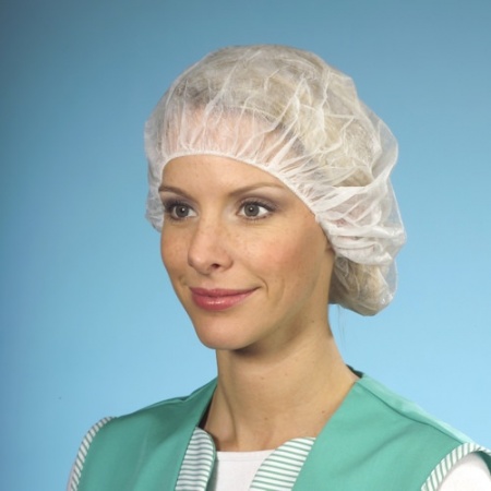Шапочка повара 28см Берет одноразовый, 100шт