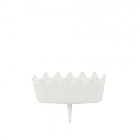 Подсвечник 3.8x4.9x1.2см - белый для свечей цифры