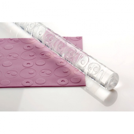 Скалка для мастики рельефная 'Круги' Pavoni