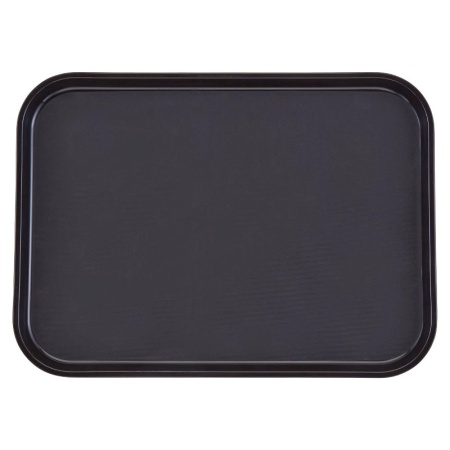 Поднос с нескользящей поверхностью 46x36см Cambro черный
