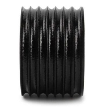 Набор колец для салфеток Ø4x(h)3см CENTRO ribbed black, 4шт