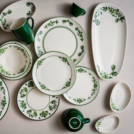Тарелка плоская Ø19см LAVIS Green Gourmet