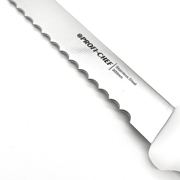 Нож для хлеба 30см белый