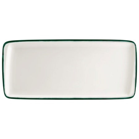 Тарелка прямоугольная 34x16см LINEA Green Moove