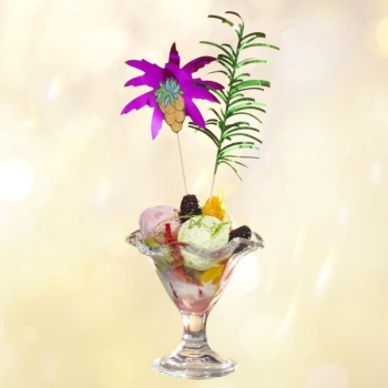 Деко-пики 19.5см 'Пальма с фруктами', 50шт