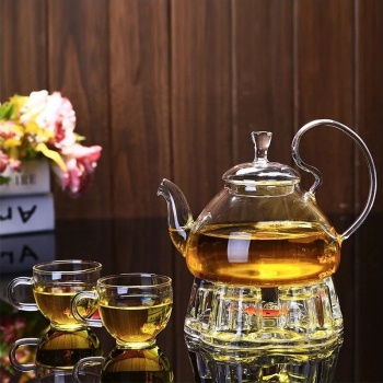Чайник 550мл Ландыш термостойкое стекло