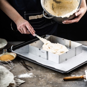 Форма для торта раздвижная 15.5-28см KING Hoff